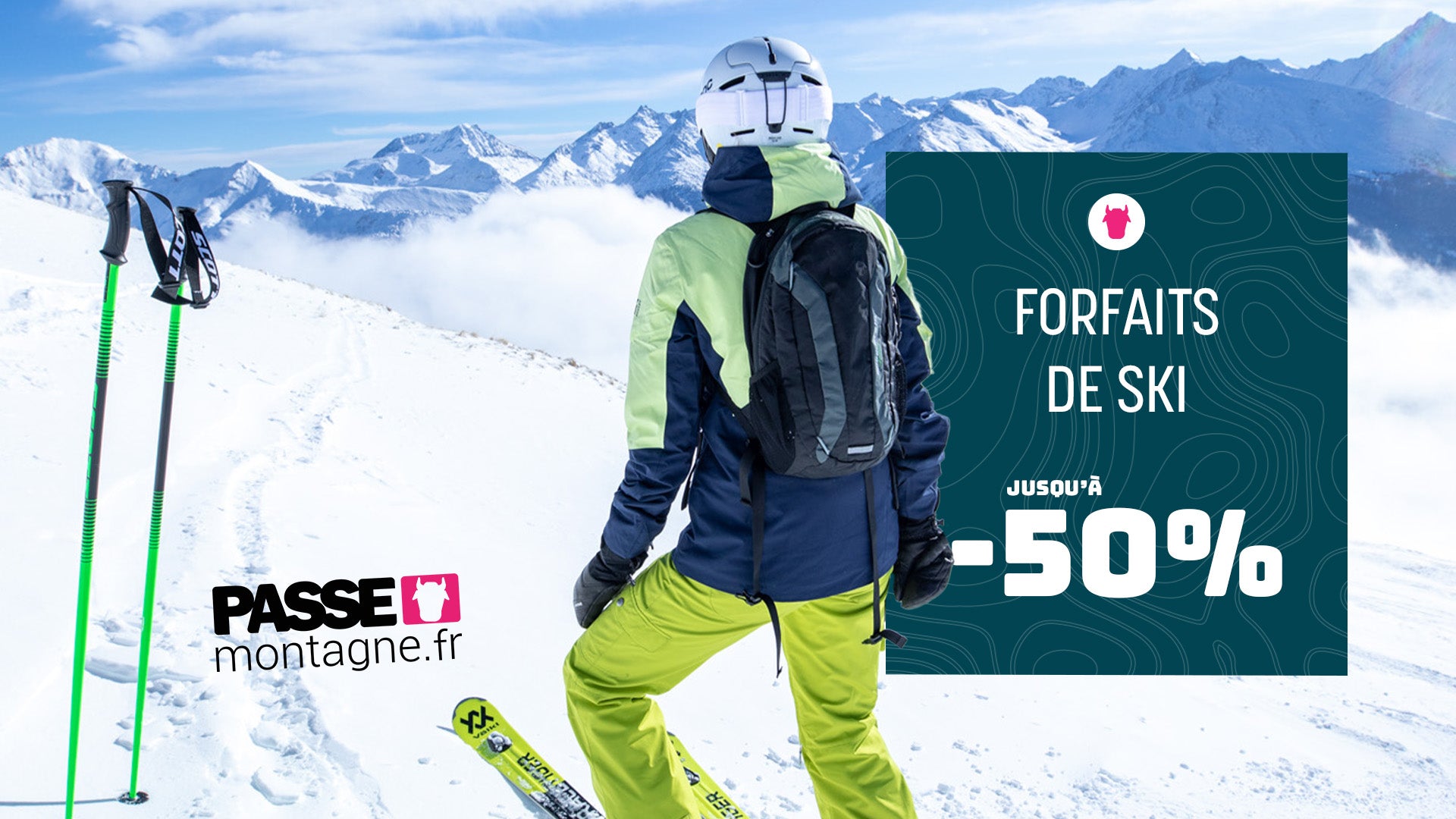 Coupon de réduction : Votre Passe Montagne à 5€ au lieu de 10€ Pour profitez jusqu’à 50% de remise sur vos forfaits de ski en France - Valable chez PASSE MONTAGNE - à STATIONS DE FRANCE (06)