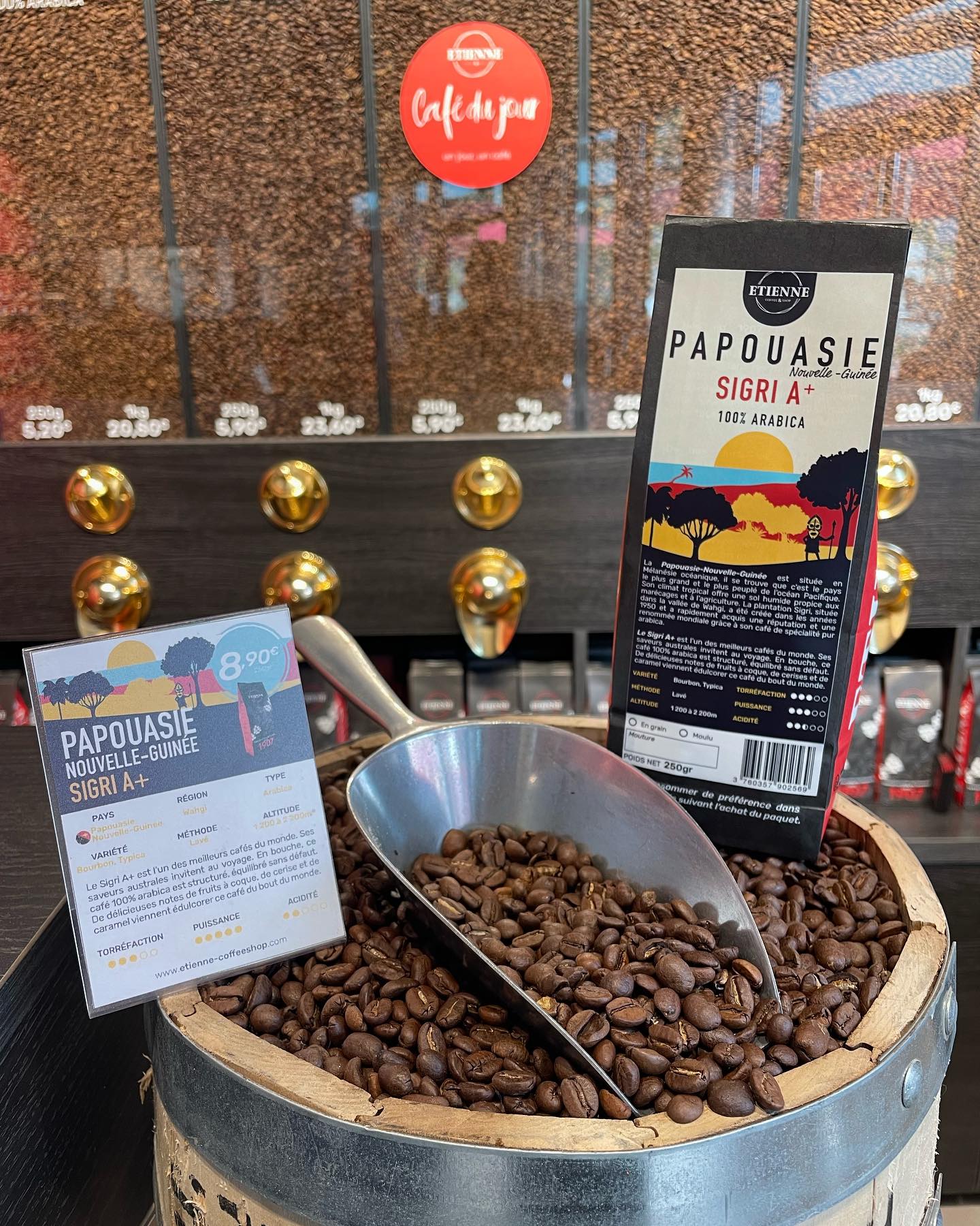 Coupon de réduction : 1 paquet de café offert pour 2 paquets de café achetés - Valable chez ETIENNE COFFEE SHOP LE CAP - à (34)