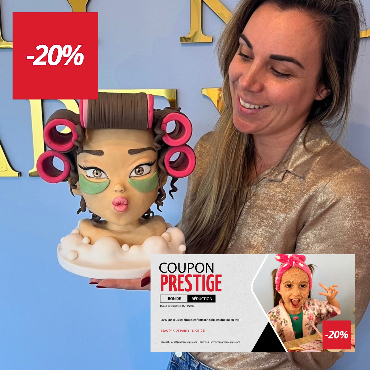 Bon de réduction : -20% sur tous les rituels enfants (En solo, en duo ou en trio) - Valable chez IDUUN BEAUTY / BEAUTY KIDS PARTY- à NICE (06)