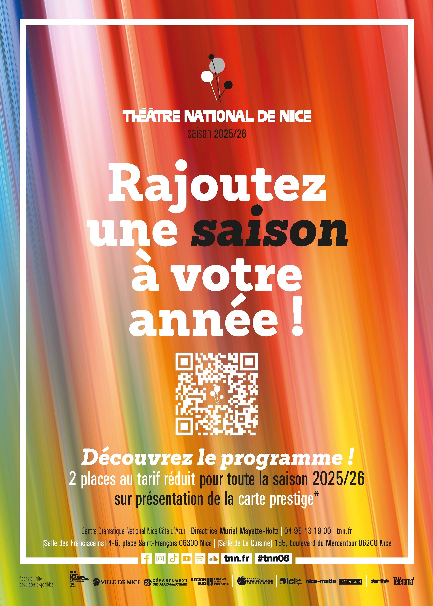 Coupon de réduction : 2 Places au tarif réduit - Valable au THEATRE DE NICE - à NICE (06)