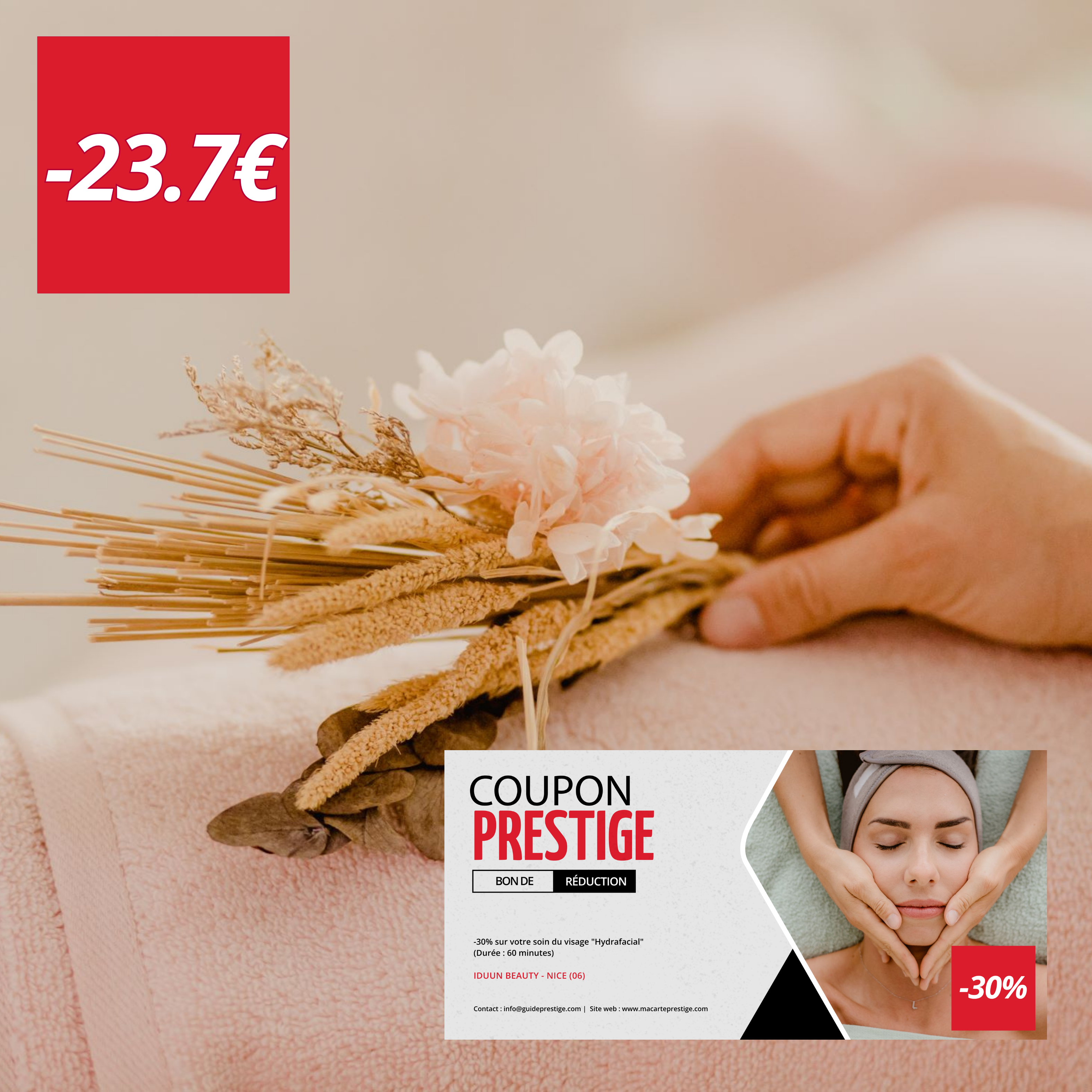 Coupon de réduction : -30% sur votre soin du visage 