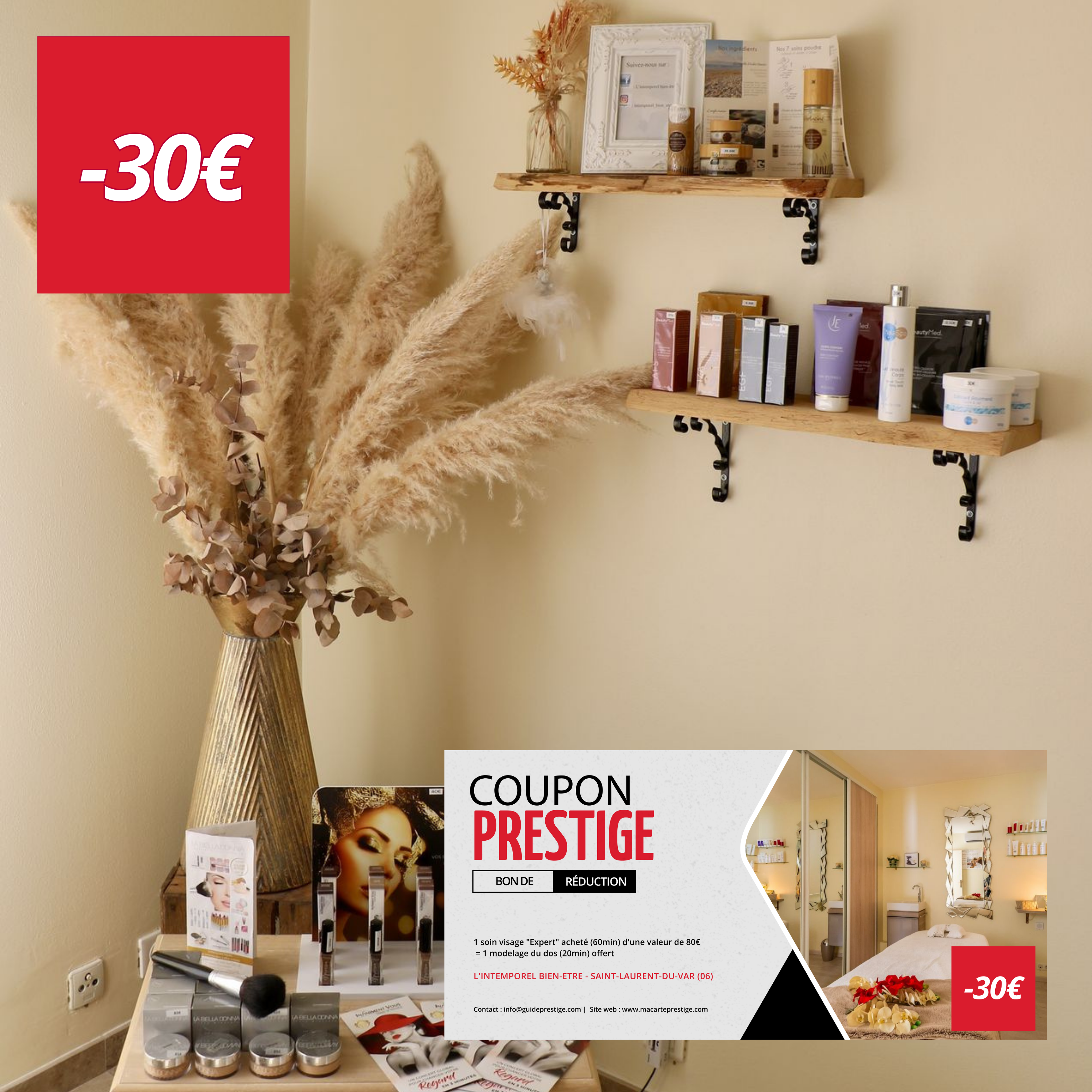 Coupon de réduction : 1 soin visage 