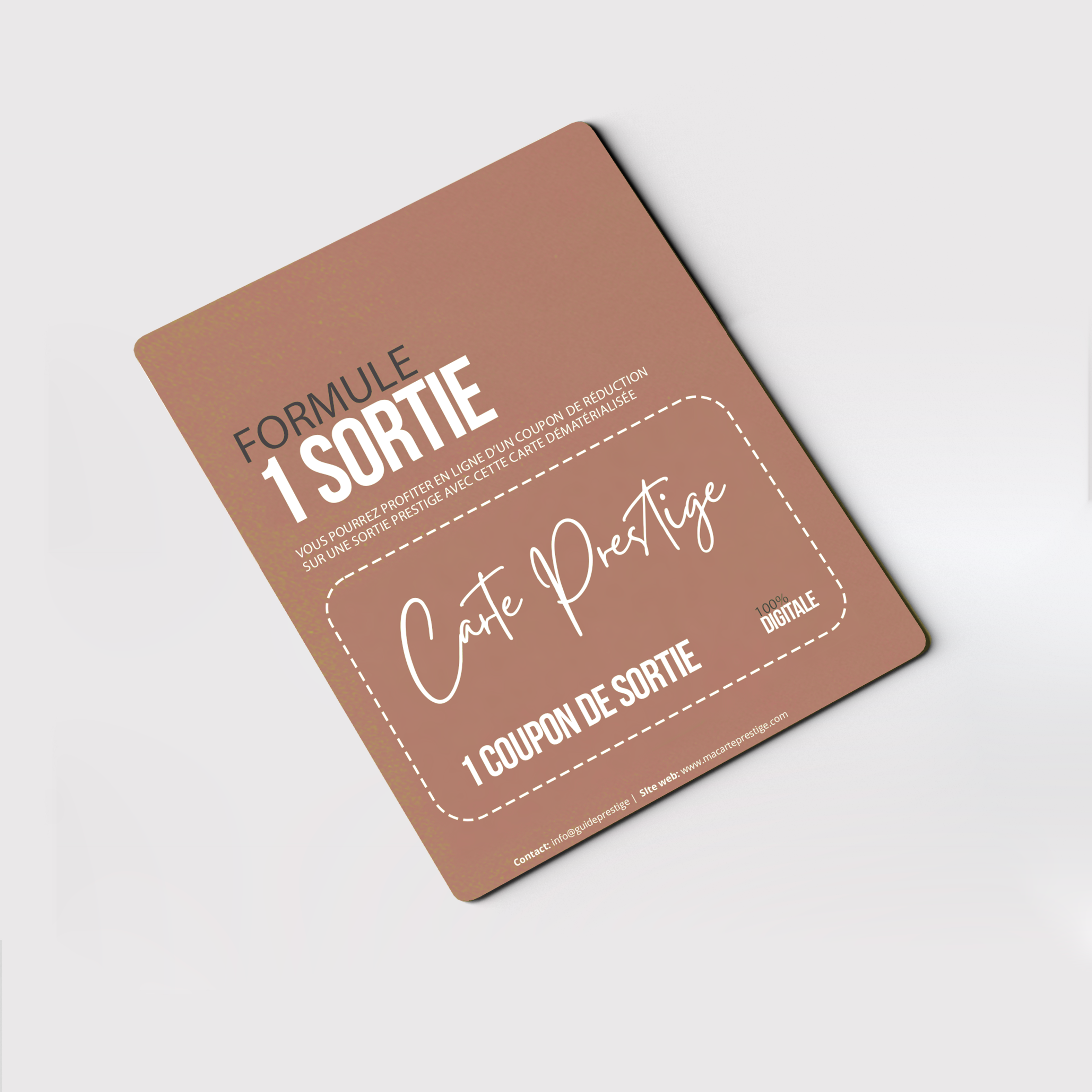 Carte 100% digitale 1 SORTIE jusqu'à 350€ d'économies