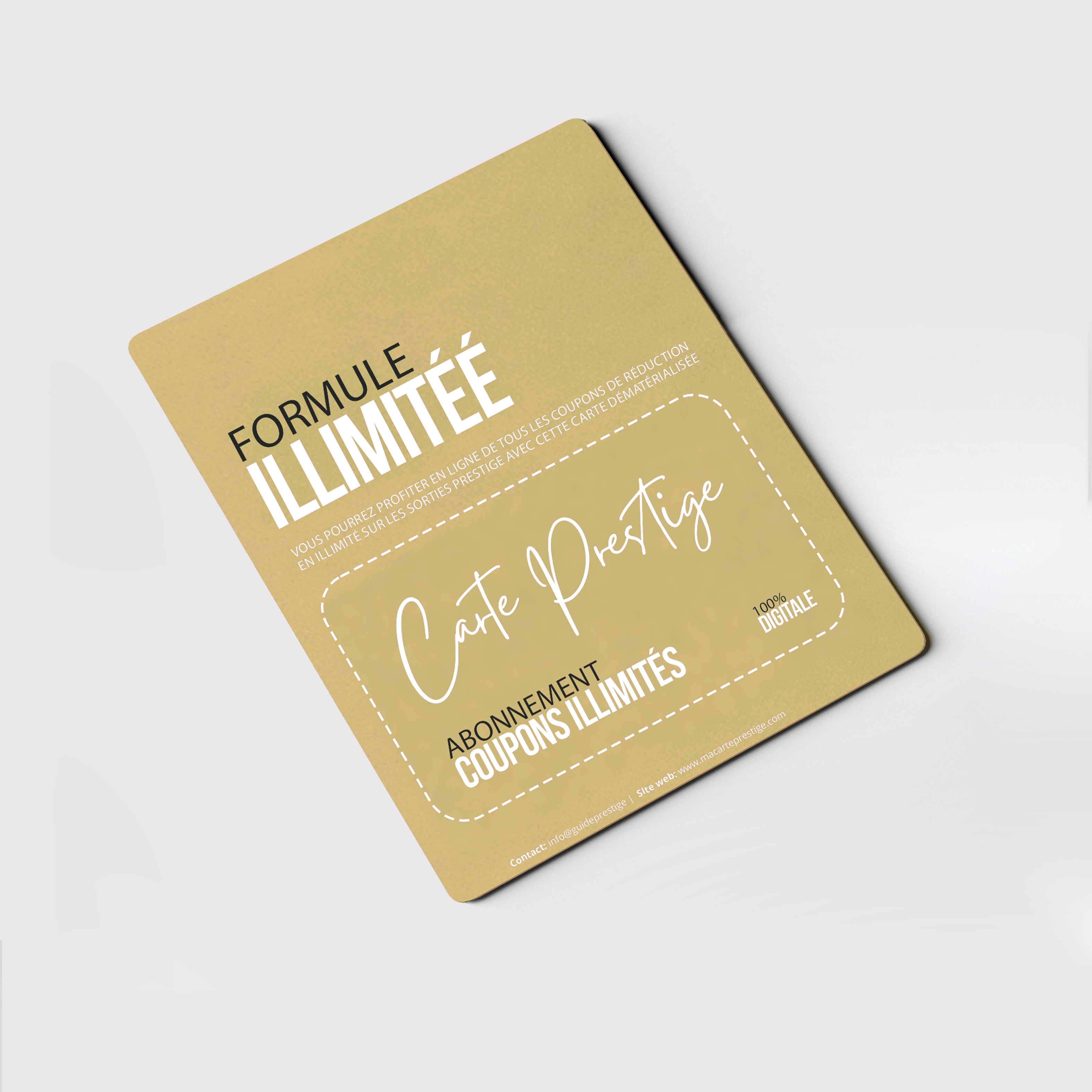 Carte 100% digitale ABONNEMENT ILLIMITÉ + GUIDE