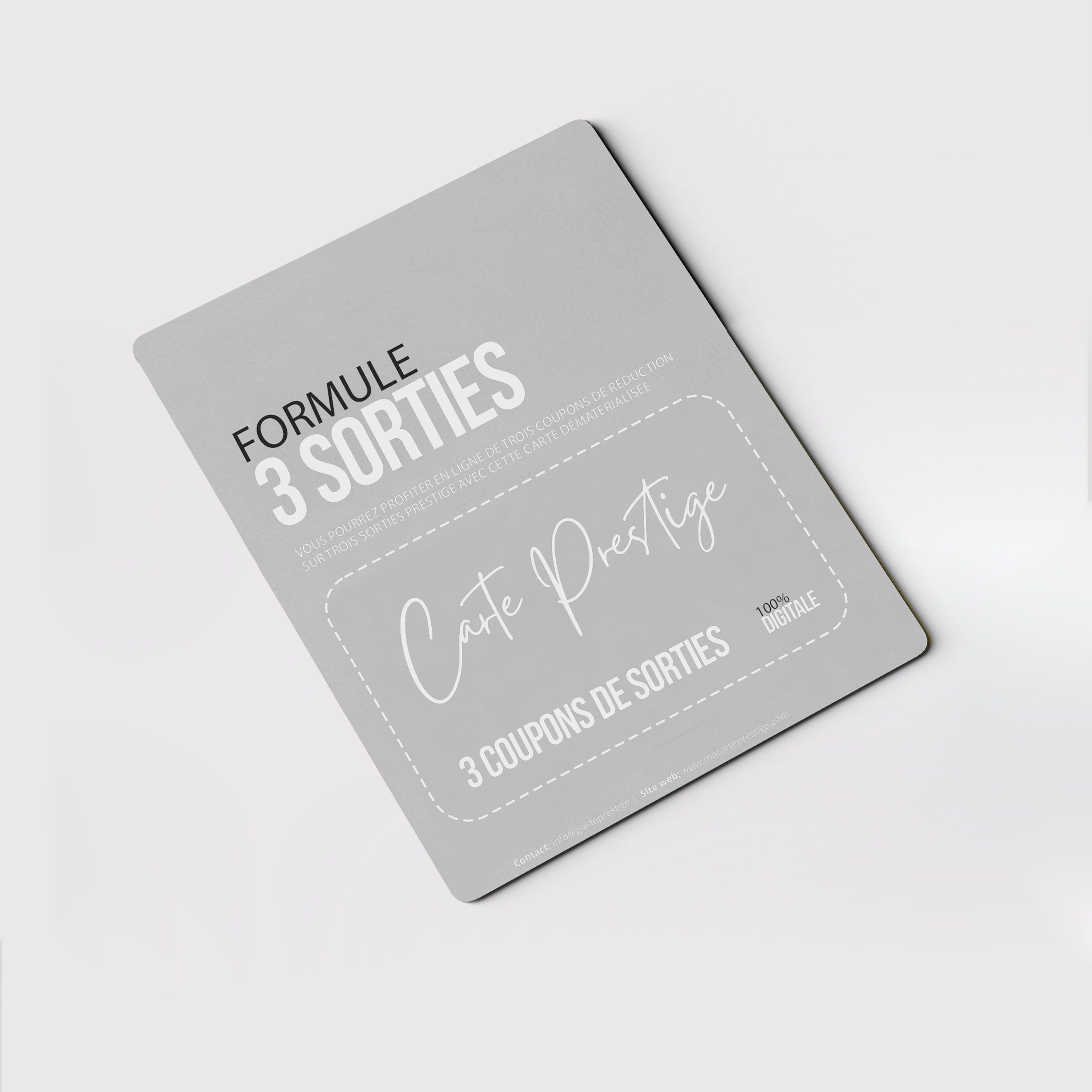 Carte 100% digitale 3 SORTIES jusqu'à 1 000€ d'économies