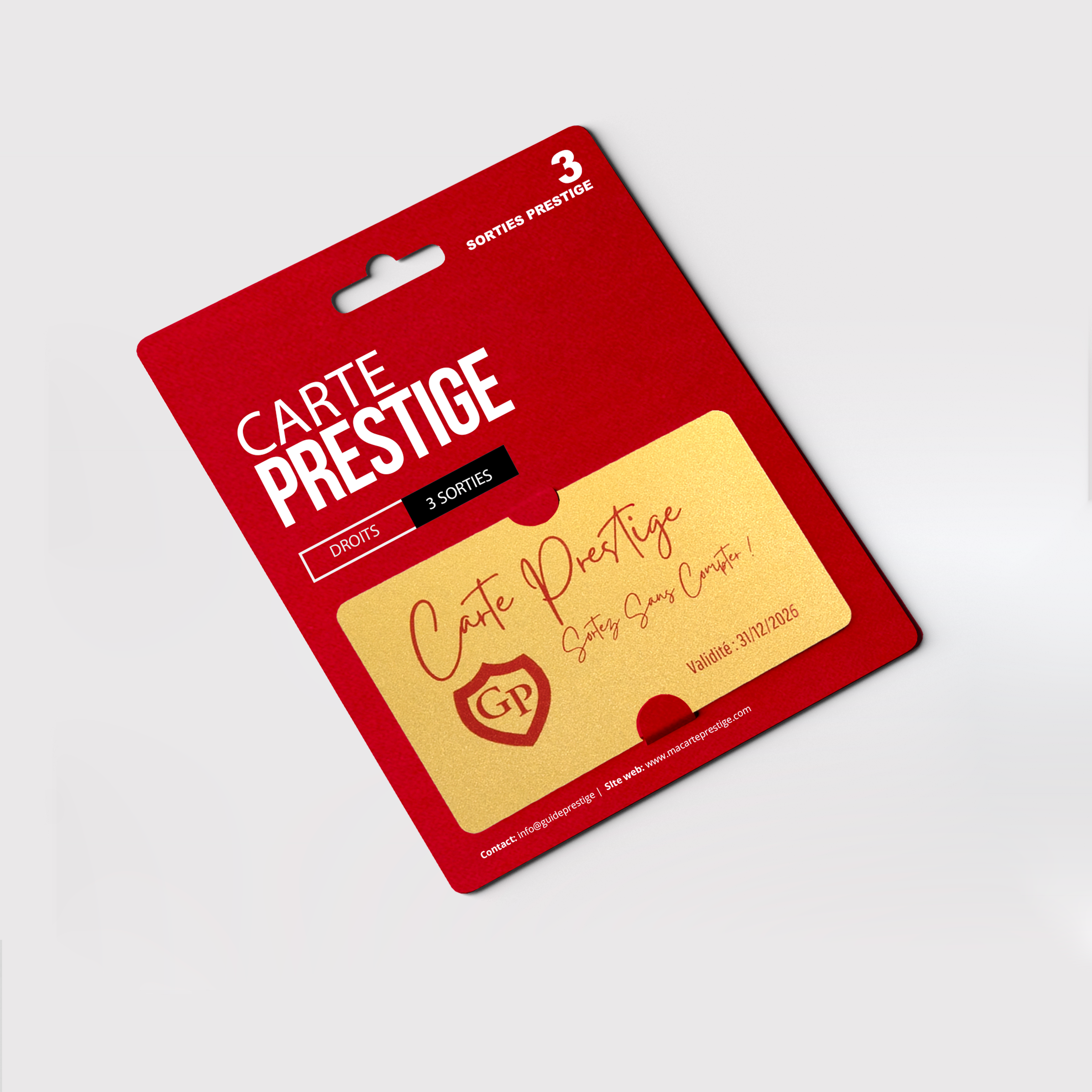 Carte prestige 3 sorties jusqu'à 1 000 € d'économies